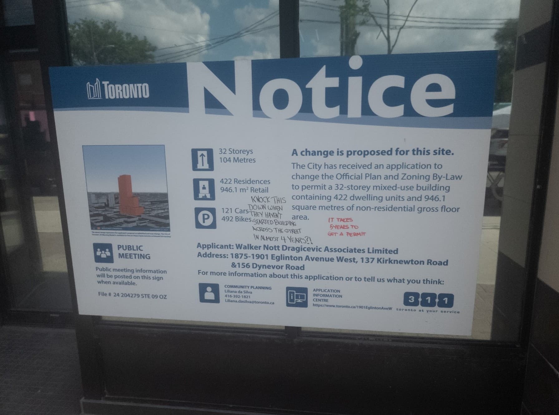 City Notice for Building Development